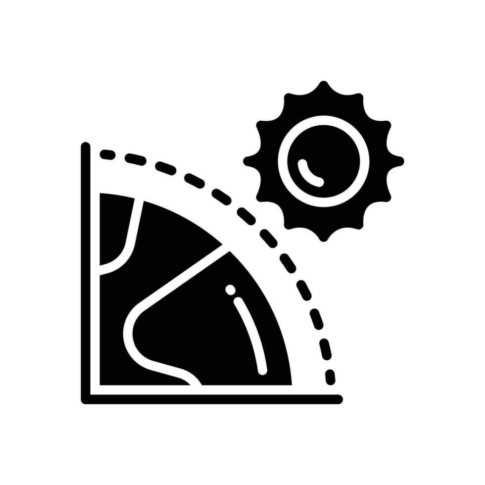 atmosphere icon. vector glyph icon for your website, mobile, presentation, and logo design.
