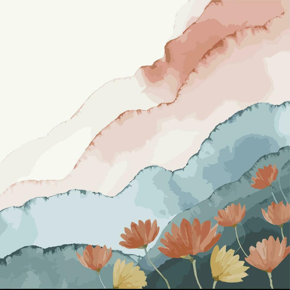 AI generated Watercolor background design Ai generated vector