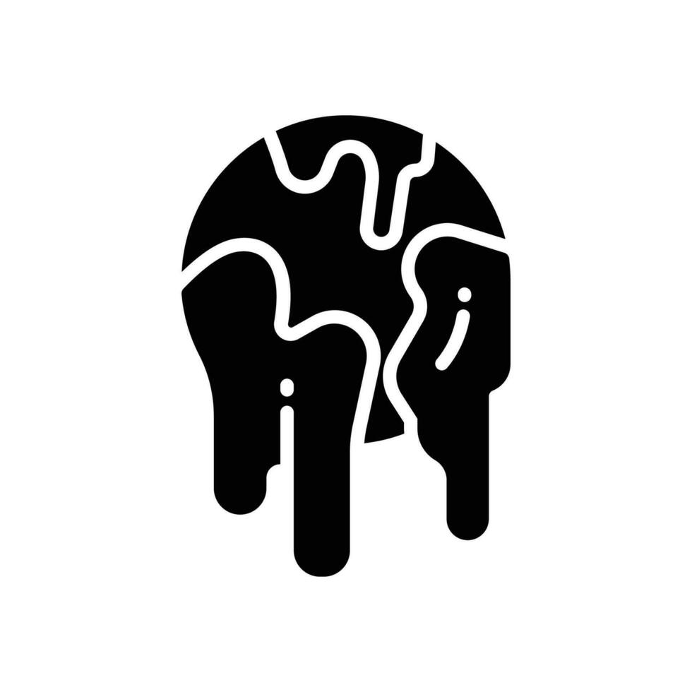 climate change icon. vector glyph icon for your website, mobile, presentation, and logo design.