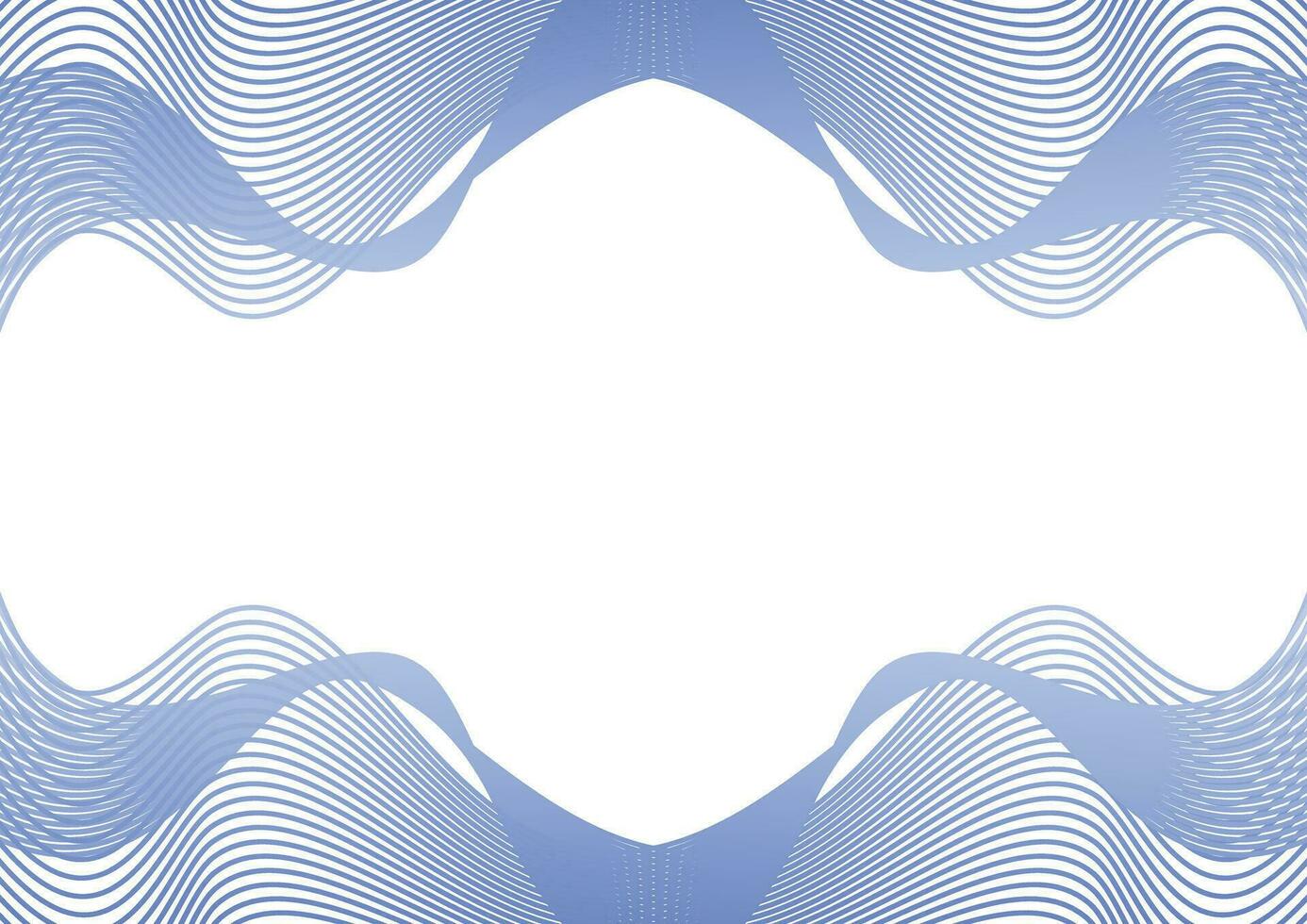 blue background in abstract wave style vector