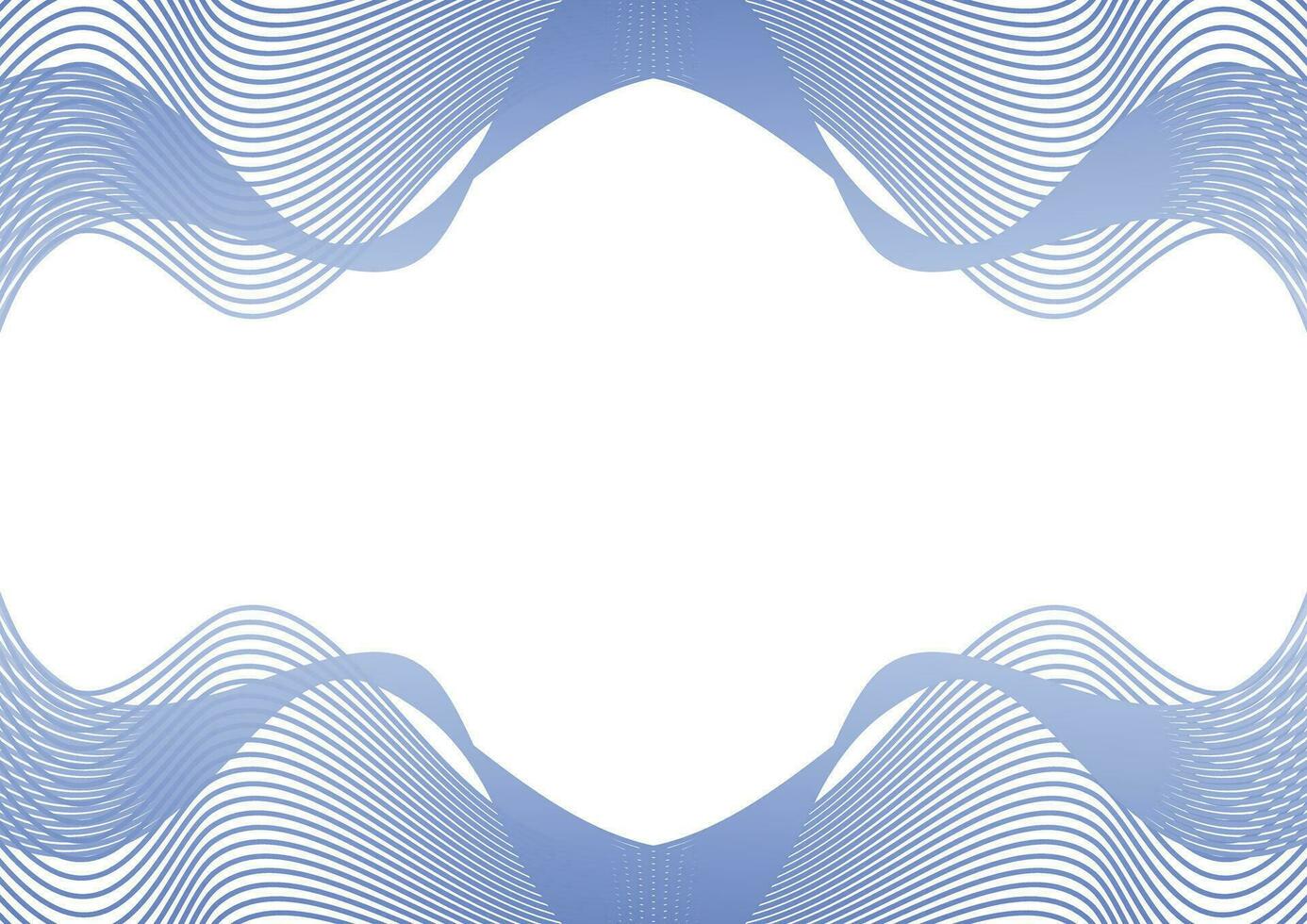 blue background in abstract wave style vector