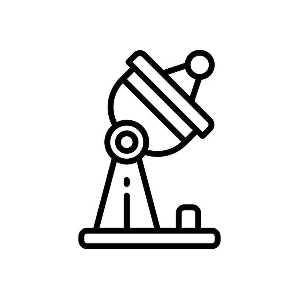 satellite dish icon. vector line icon for your website, mobile, presentation, and logo design.