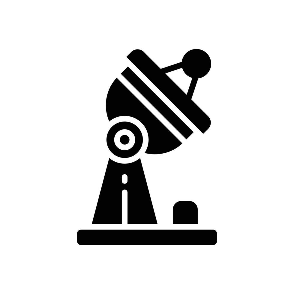 satellite dish icon. vector glyph icon for your website, mobile, presentation, and logo design.