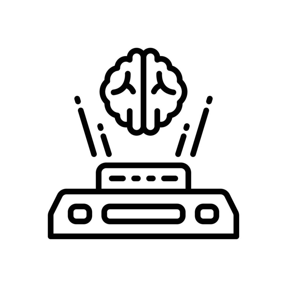 hologram icon. vector line icon for your website, mobile, presentation, and logo design.