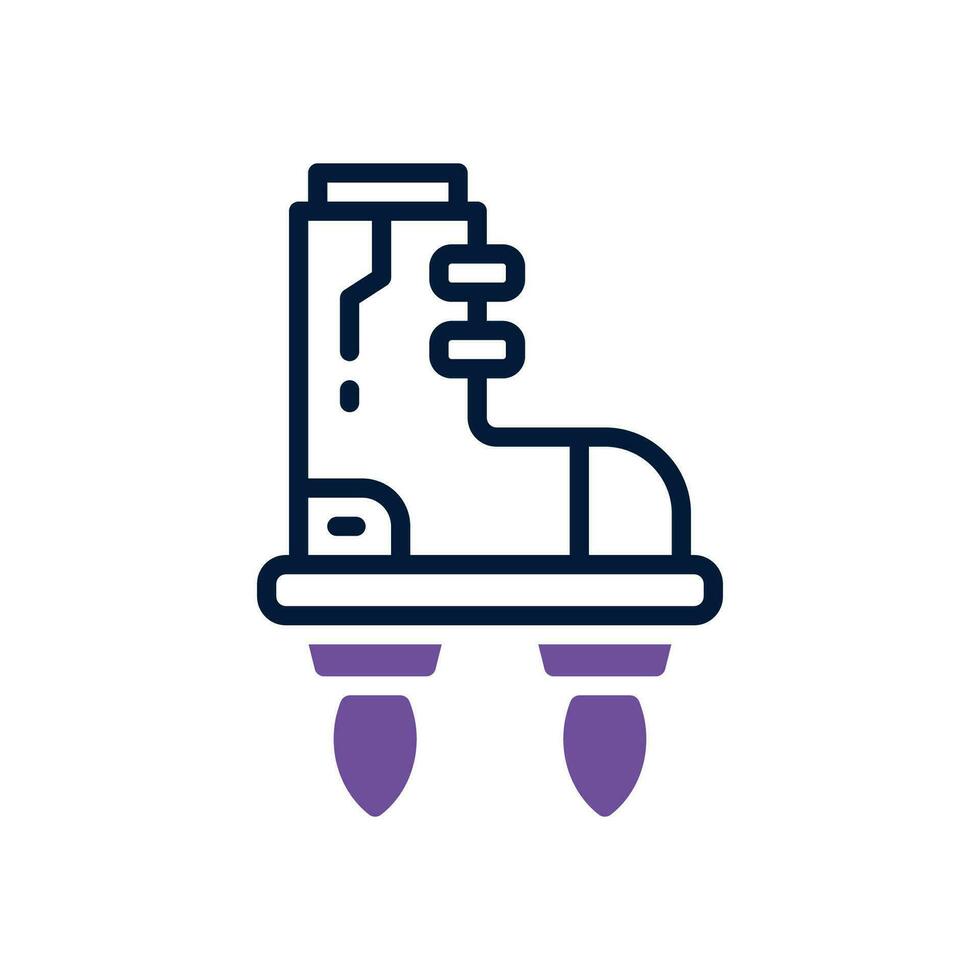 flying shoes icon. vector dual tone icon for your website, mobile, presentation, and logo design.