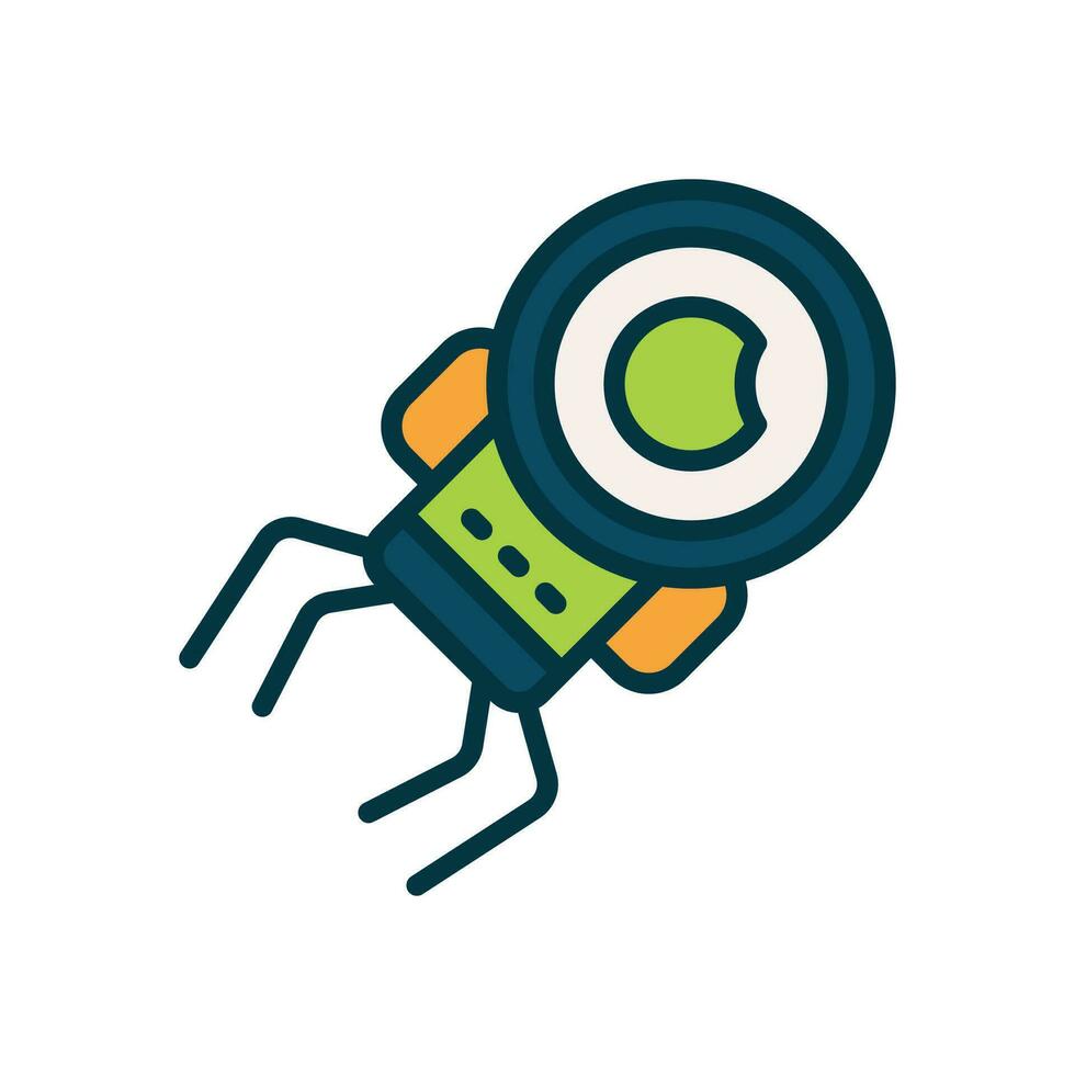 nano bot icon. vector line icon for your website, mobile, presentation, and logo design.