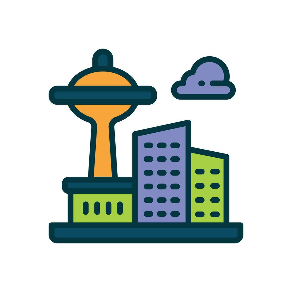 smart city icon. vector line icon for your website, mobile, presentation, and logo design.