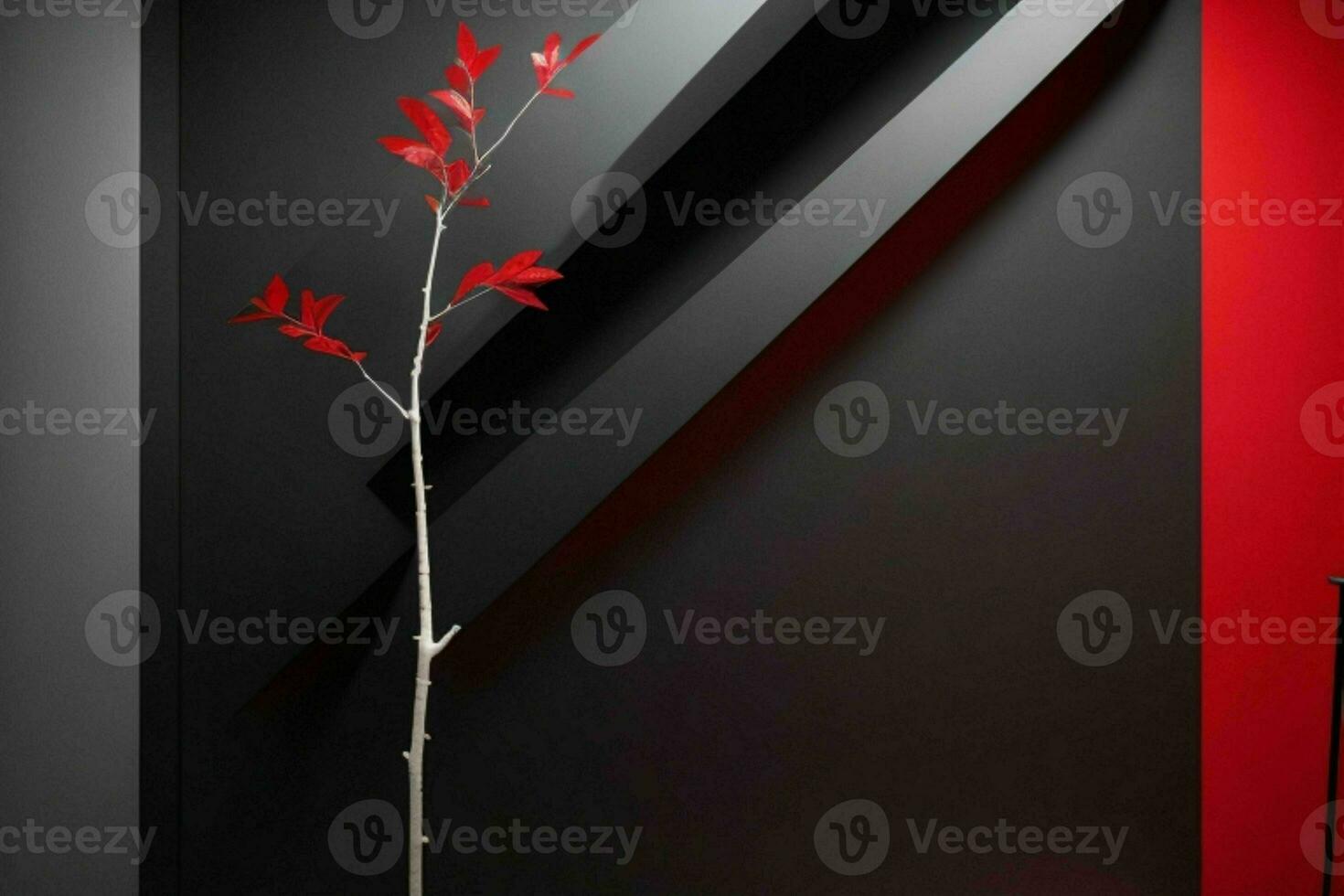 AI generated Premium podium for Presentation of the product with leaves. Pro Photo
