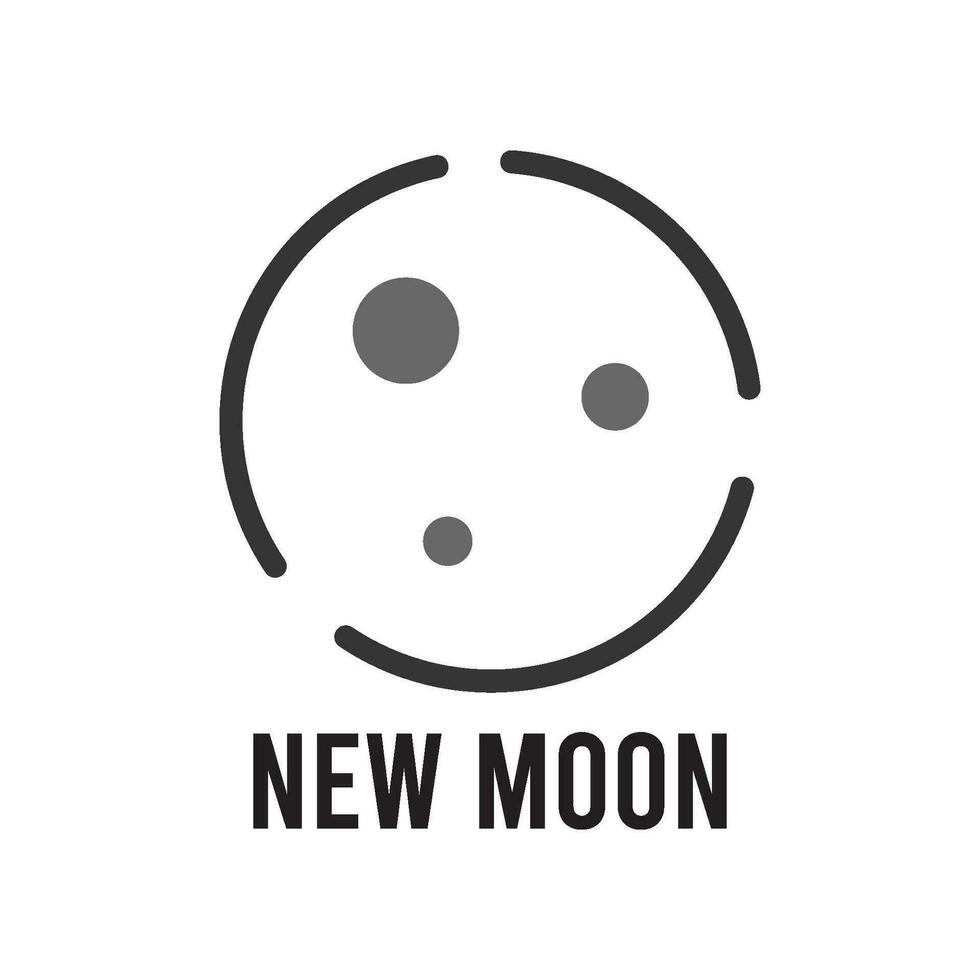 full moon phase icon vector