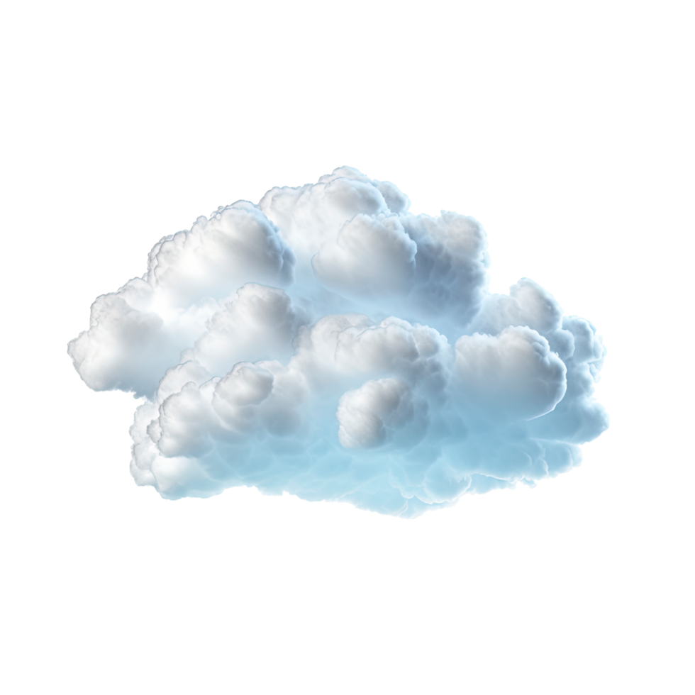 AI generated cloud isolated on transparent background. 35605713 PNG