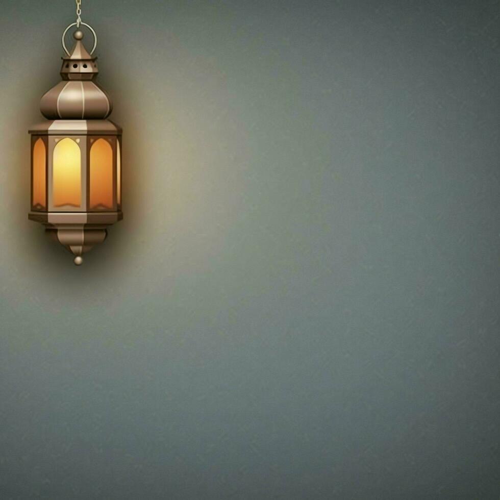 Eid mubarak and ramadan kareem greetings with islamic lantern and mosque. Eid al fitr background. Eid al fitr background of window concept by AI Generated photo