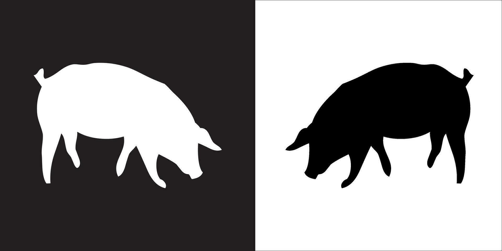 ilustración vector gráficos de cerdo icono