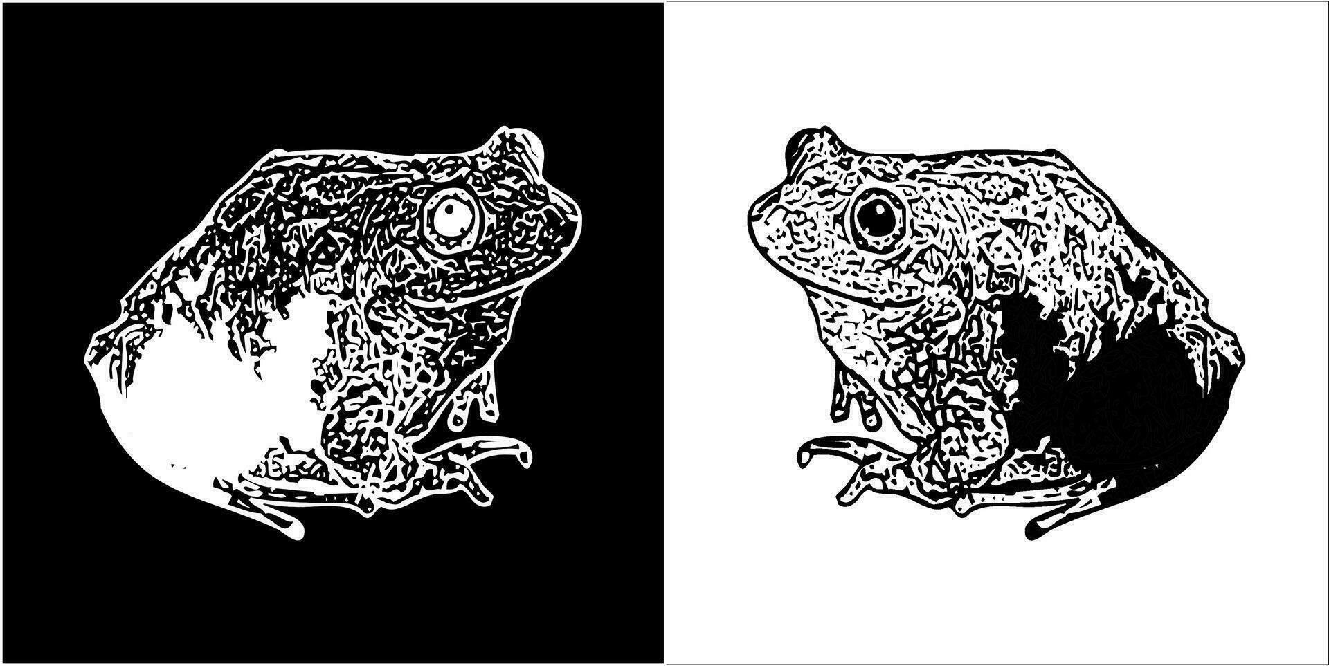 Illustration vector graphics of frog icon