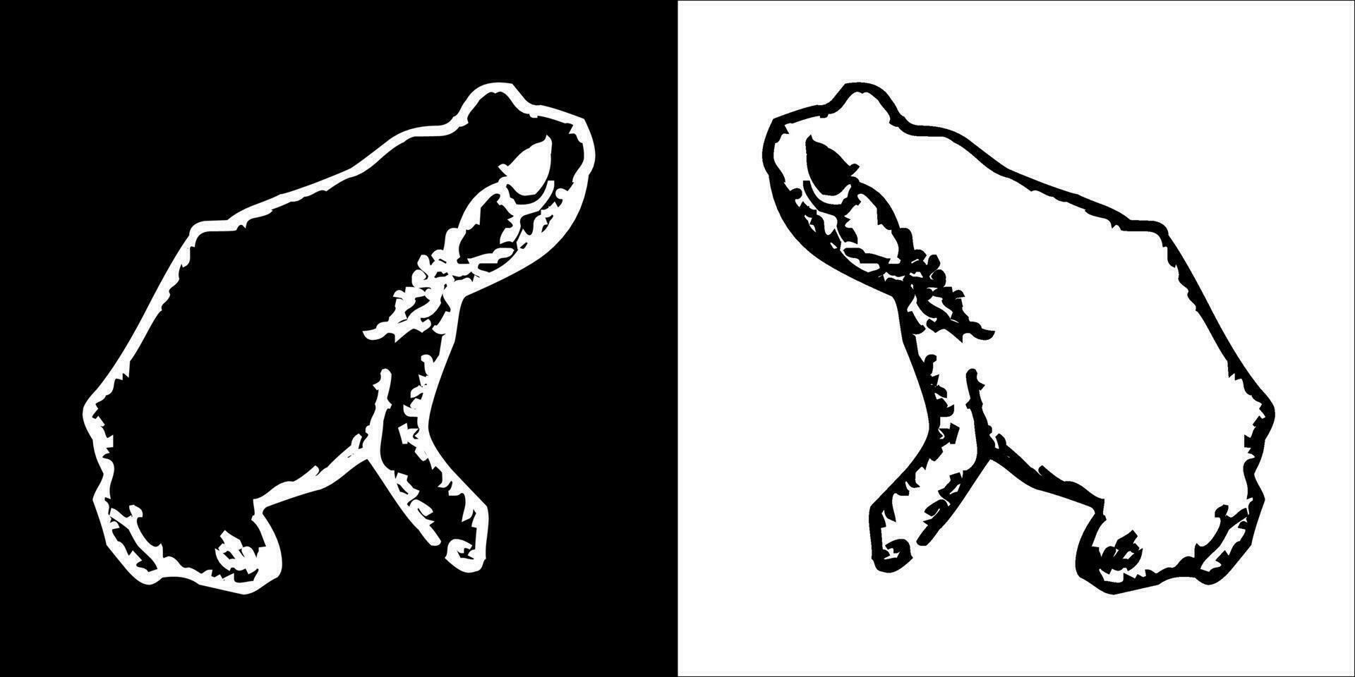 Illustration vector graphics of frog icon