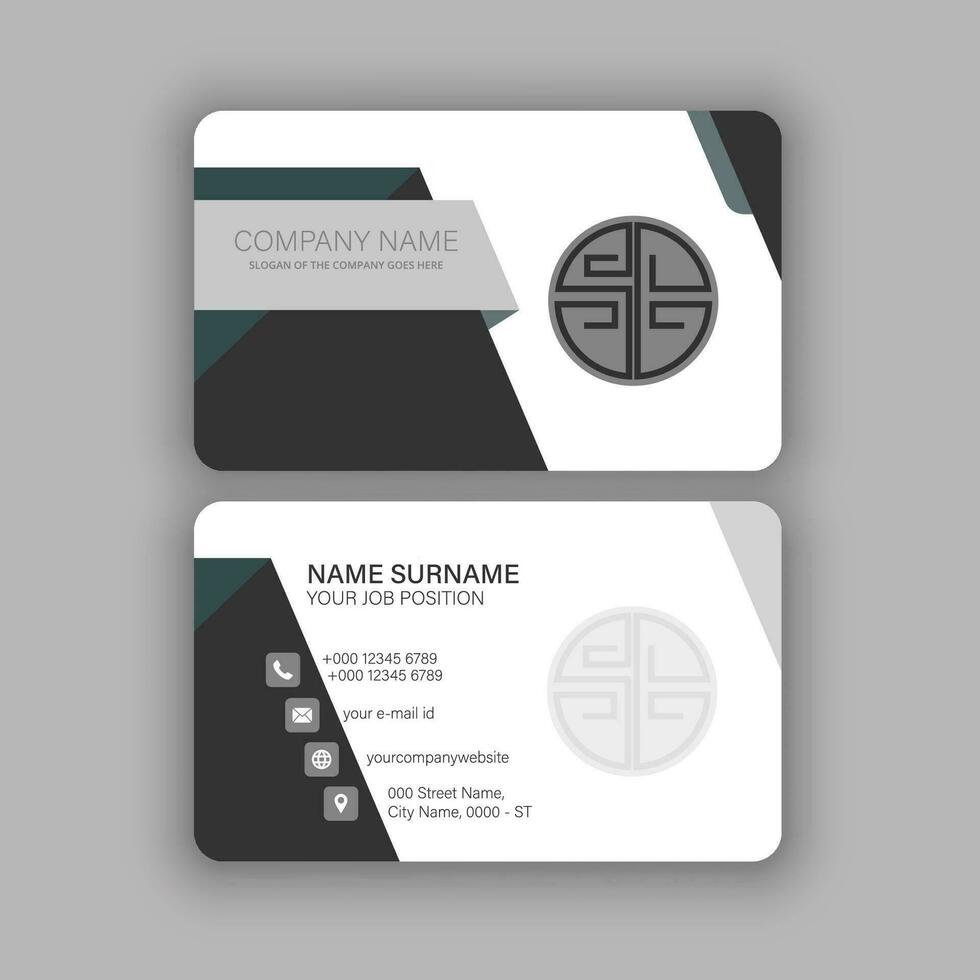 Professional and Creative Business Card Template vector