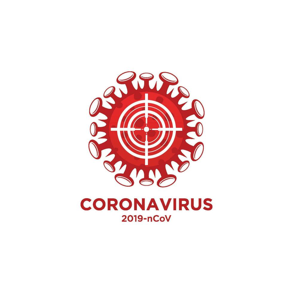 ilustración gráfico vector de corona virus en Wuhan, corona virus infección. 2019-nvoc virus.corona virus microbio.