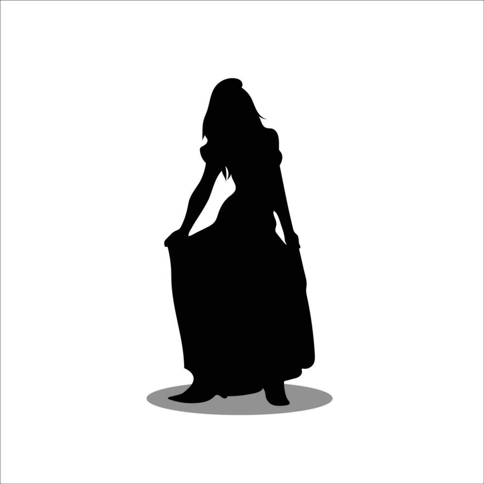 Woman silhouette vector