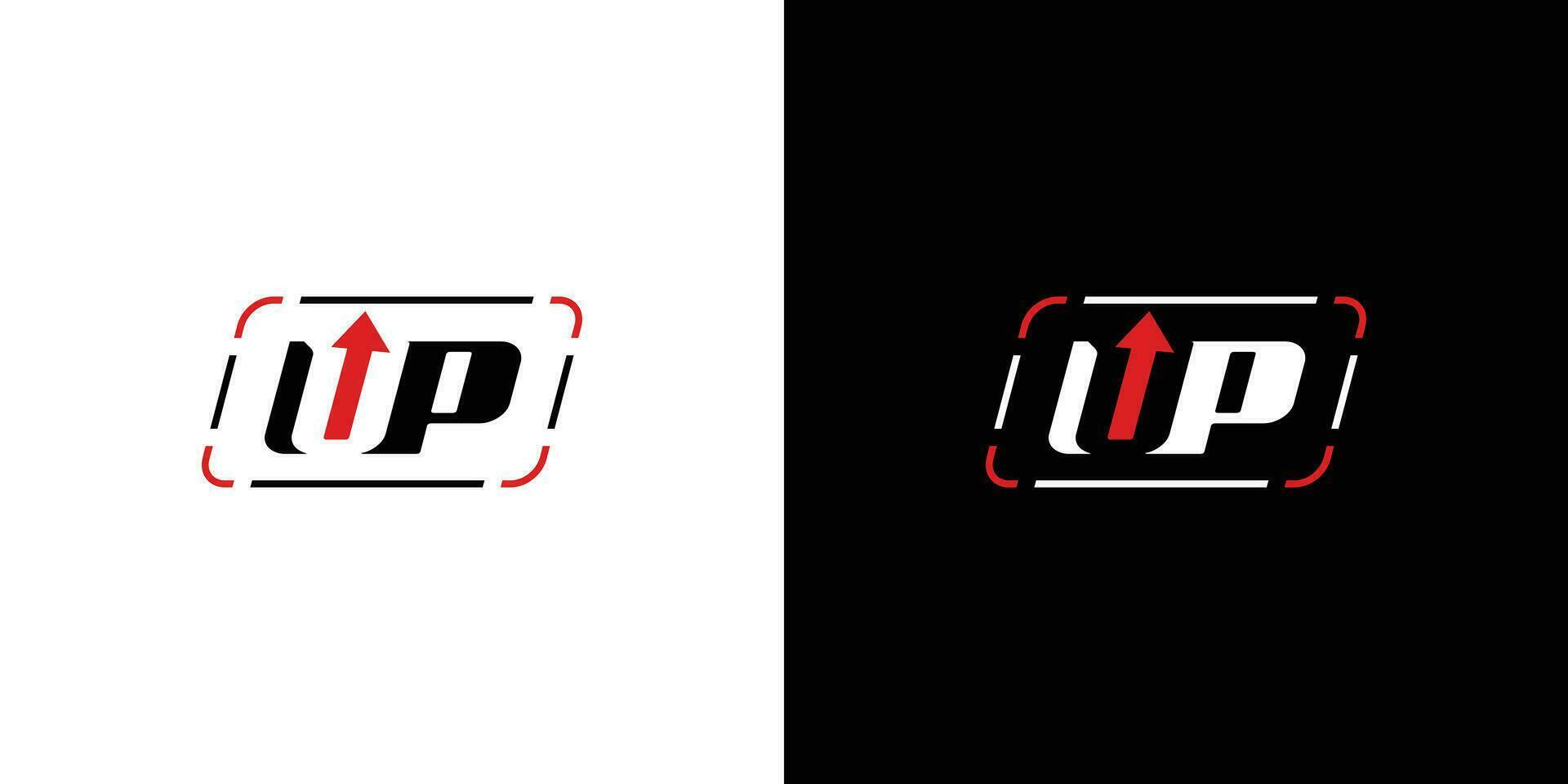 simple minimal up arrow letter logo icon design, illustration vector