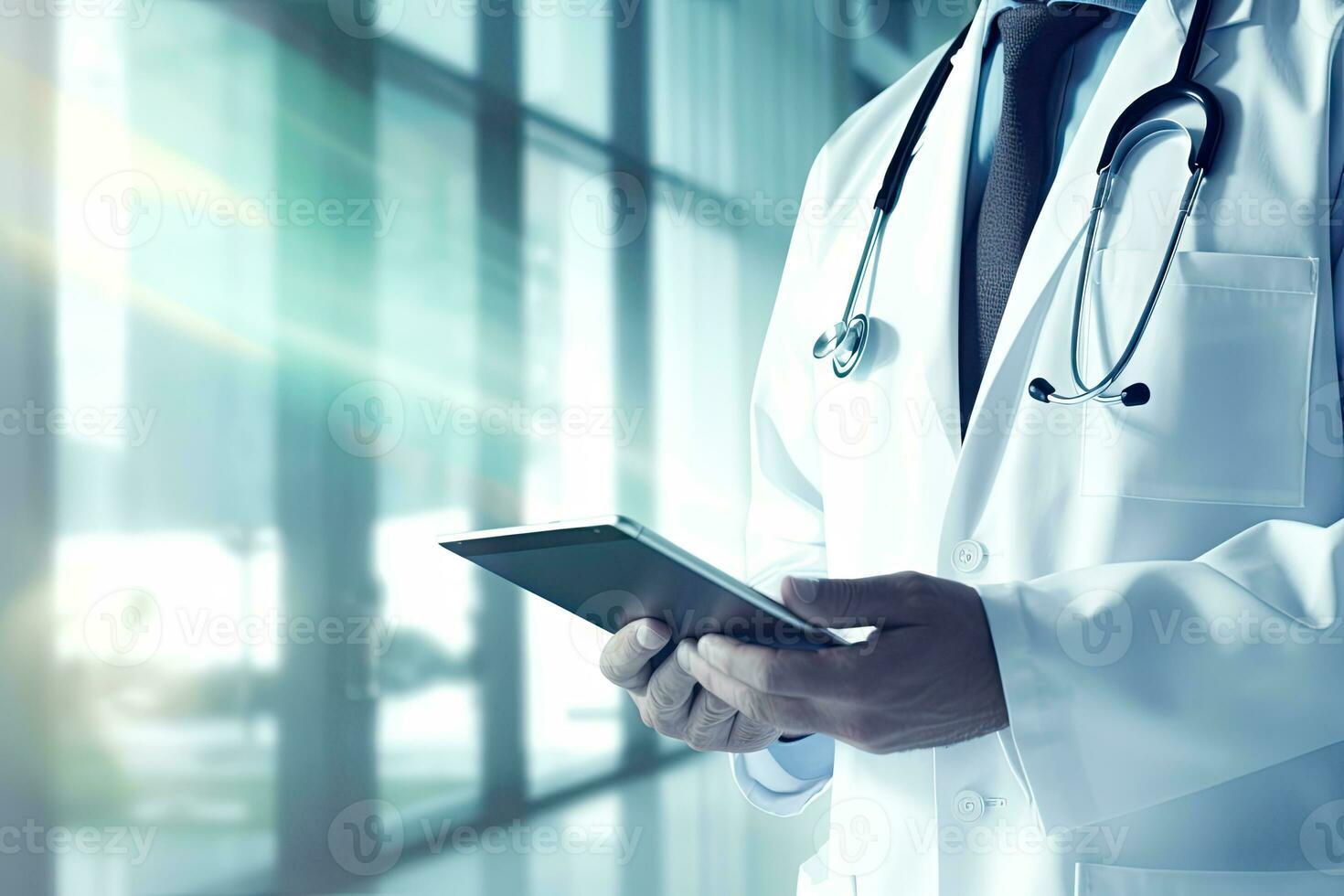 AI generated medicine of the future healthcare technology and the networking concept photo