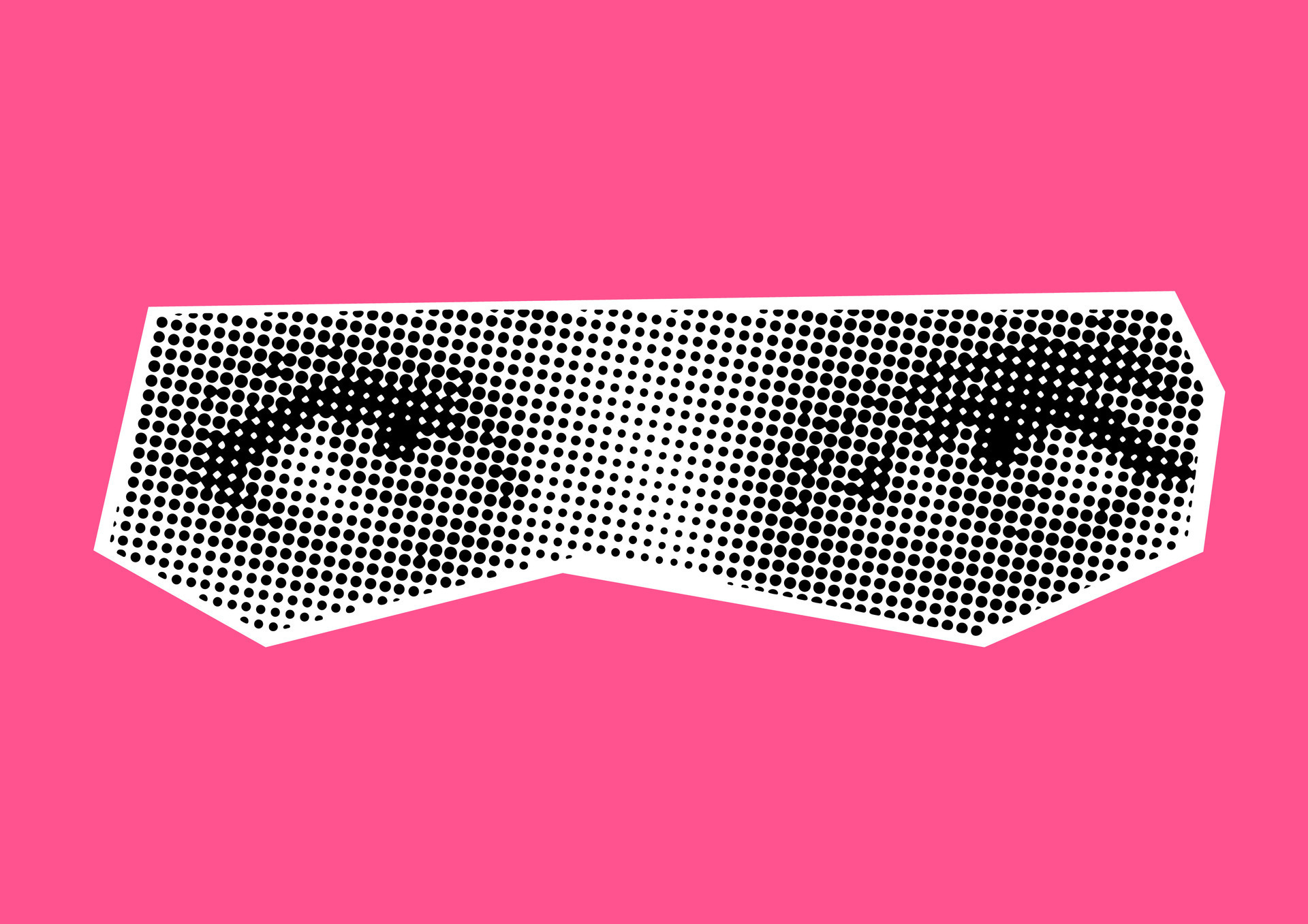 Punk y2k black and white collage elements. Female eye and gaze on