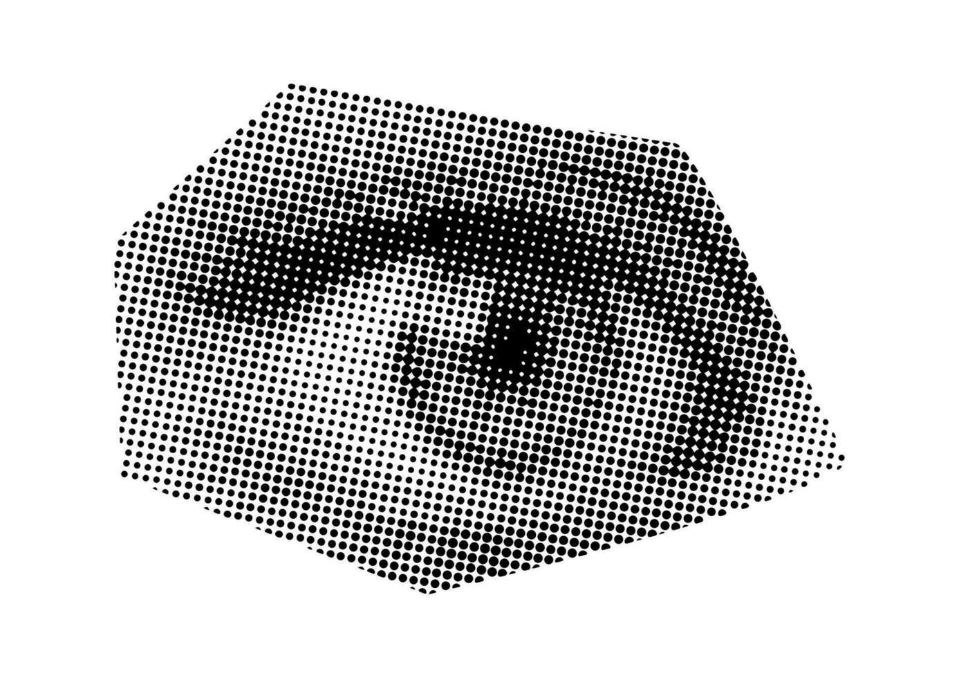 Punk y2k black and white collage elements. Female eye and gaze on white