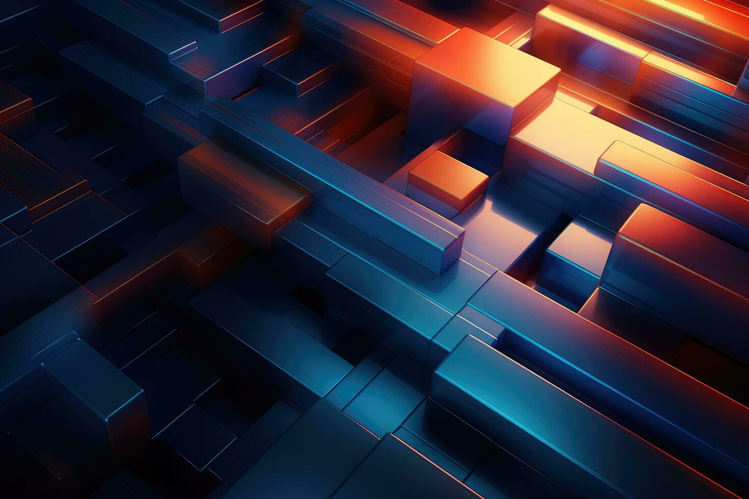 AI generated Abstract modern gradient abstract waves background with . Minimal style dynamic wave pattern creative design Ai generated photo