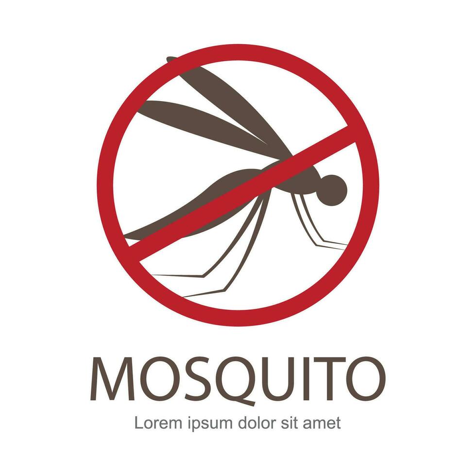 illustration vector. Target on mosquito. Mosquitoes carry many disease such as dengue fever, zika disease,enchaphalitits and else. vector