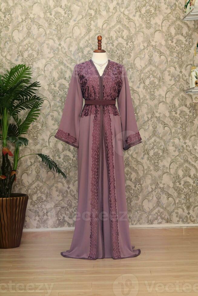 traditional Moroccan caftan photo