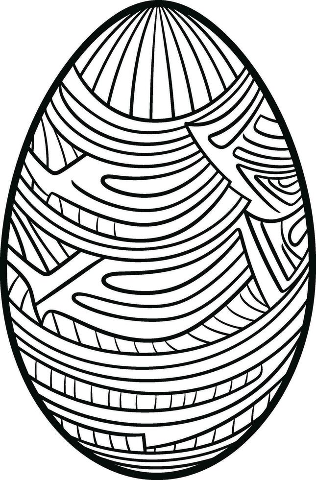 Easter egg icon. Easter day festival. Vector illustration. AI generated illustration.
