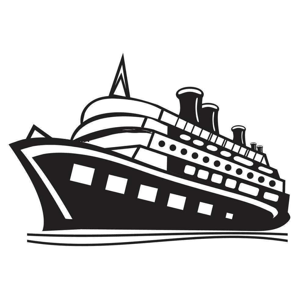 Cruise vector graphic design illustrator