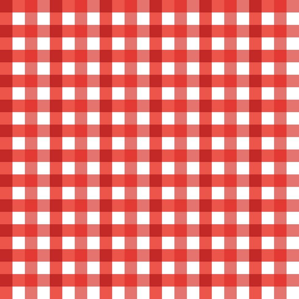 Red shade plaid pattern background. plaid pattern background. plaid background. Seamless pattern. for backdrop, decoration, gift wrapping, gingham tablecloth. vector