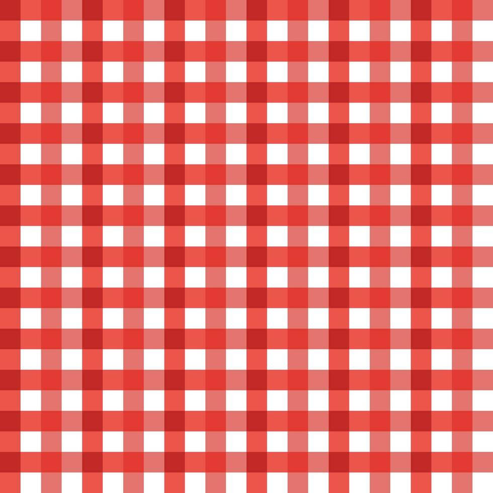 Red shade plaid pattern background. plaid pattern background. plaid background. Seamless pattern. for backdrop, decoration, gift wrapping, gingham tablecloth. vector