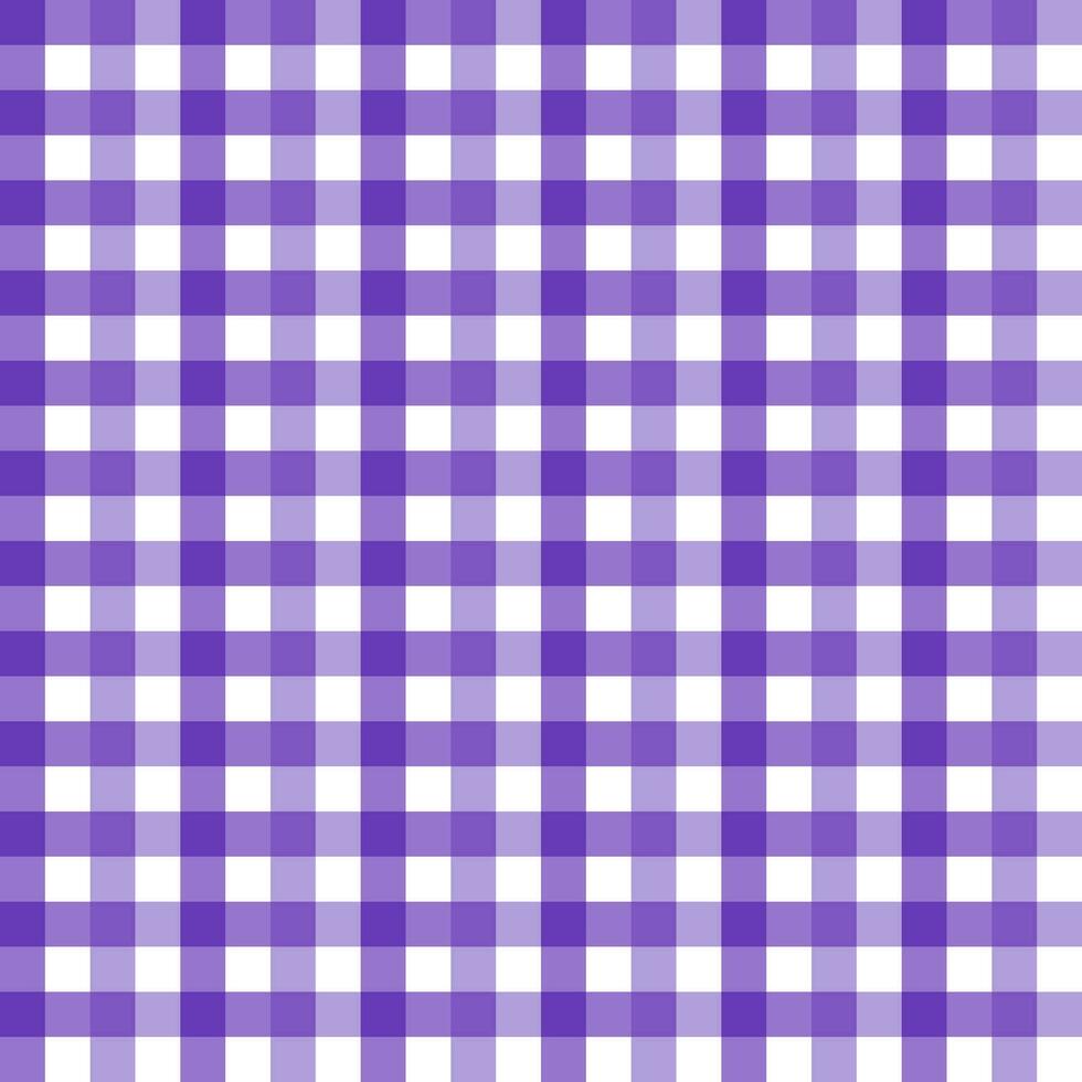 Purple shade plaid pattern background. plaid pattern background. plaid background. Seamless pattern. for backdrop, decoration, gift wrapping, gingham tablecloth. vector