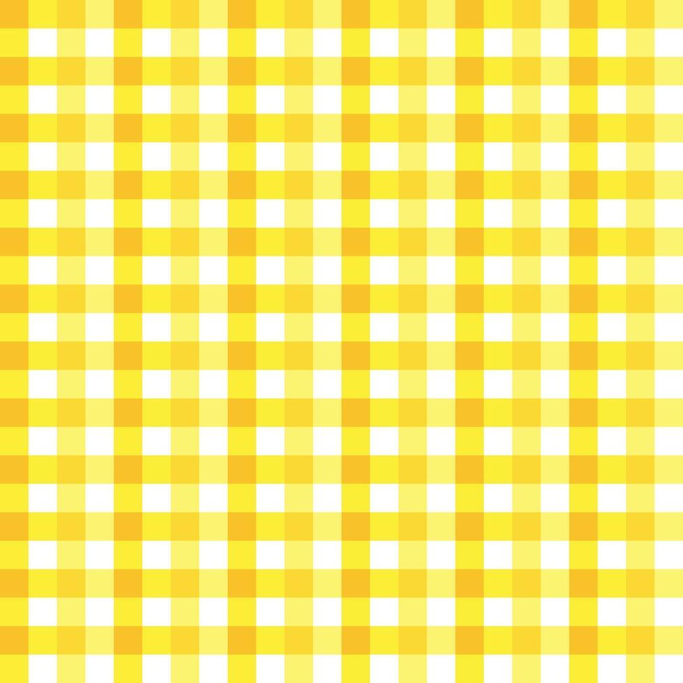 Yellow shade plaid pattern background. plaid pattern background. plaid background. Seamless pattern. for backdrop, decoration, gift wrapping, gingham tablecloth. vector