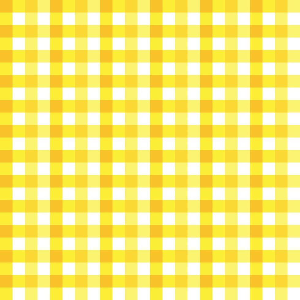 Yellow shade plaid pattern background. plaid pattern background. plaid background. Seamless pattern. for backdrop, decoration, gift wrapping, gingham tablecloth. vector