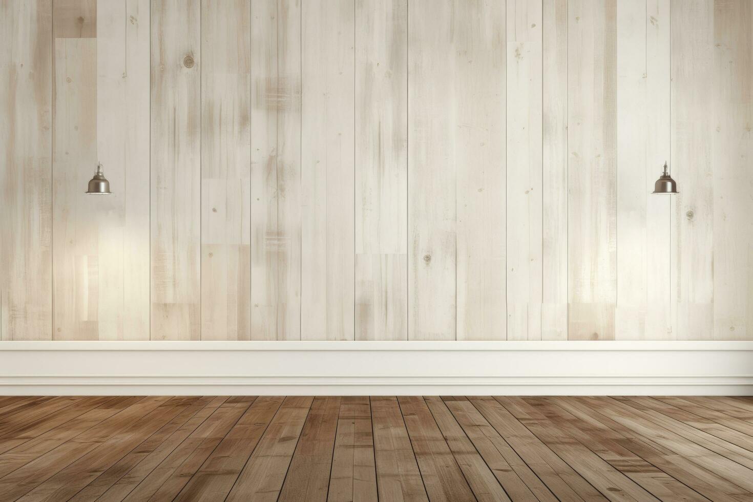 AI generated Empty wood background for product display Ai generated photo