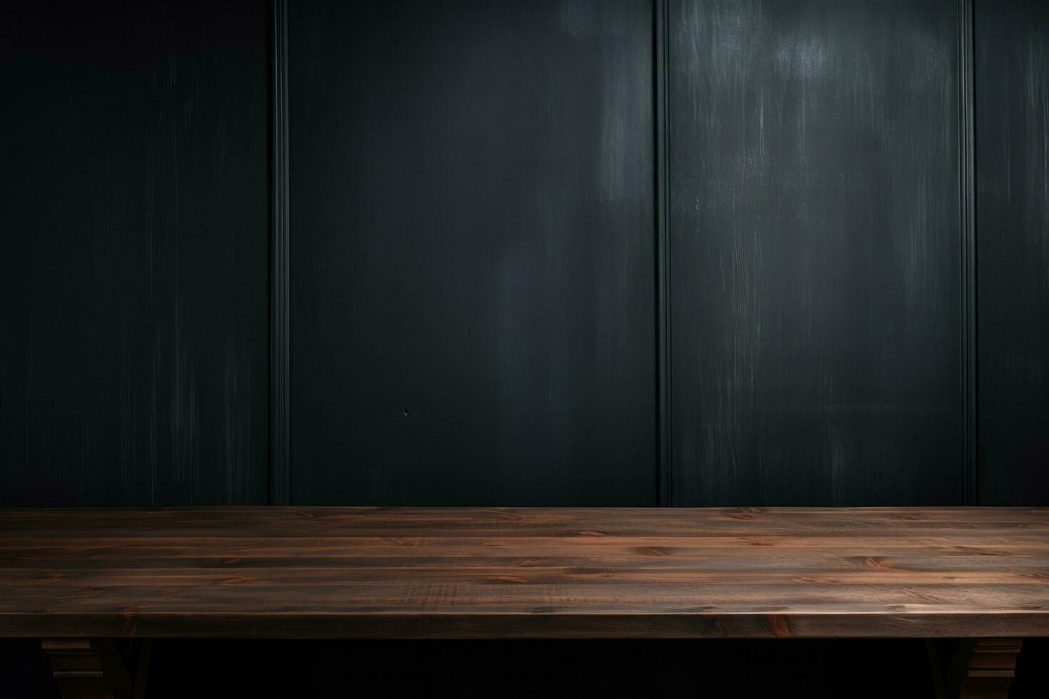 AI generated Empty wood background for product display Ai generated photo