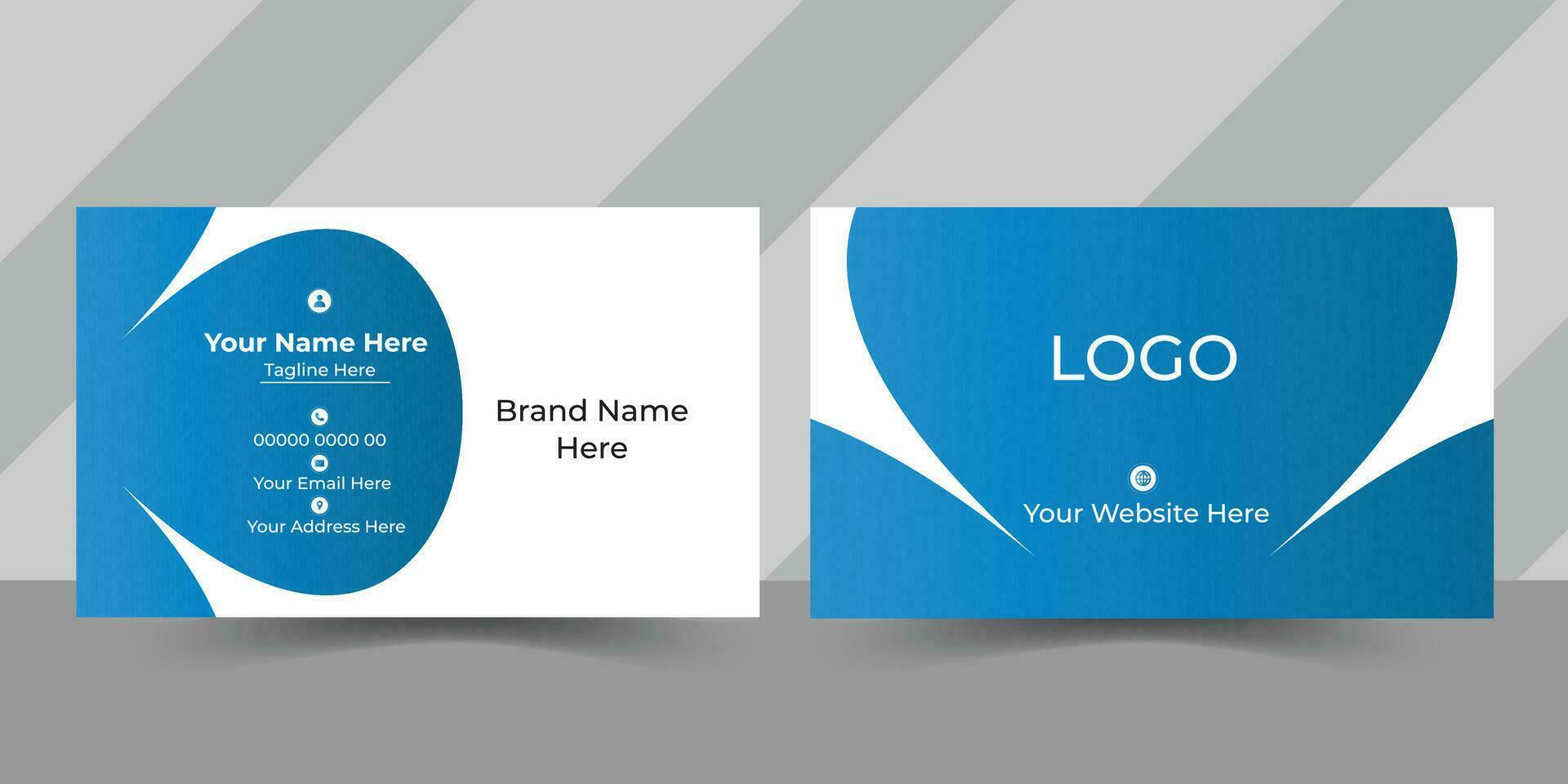 Business Card Design vector