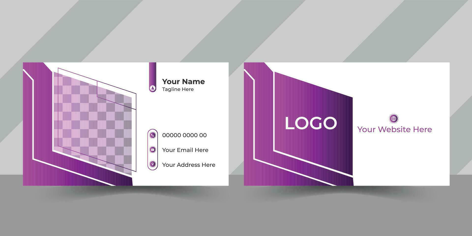 Business Card Design vector