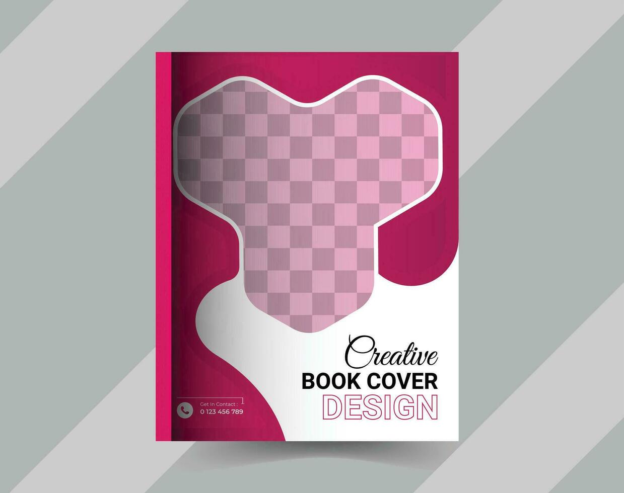 diseño de portada de libro vector