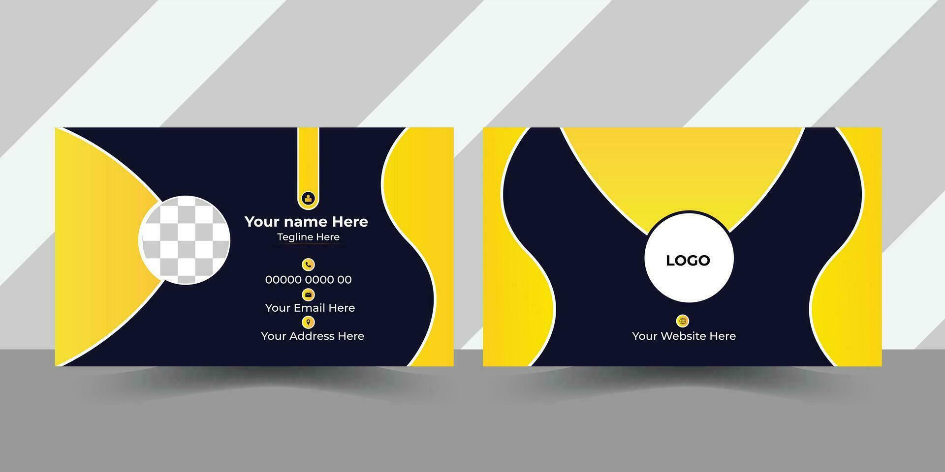 Business Card Design vector