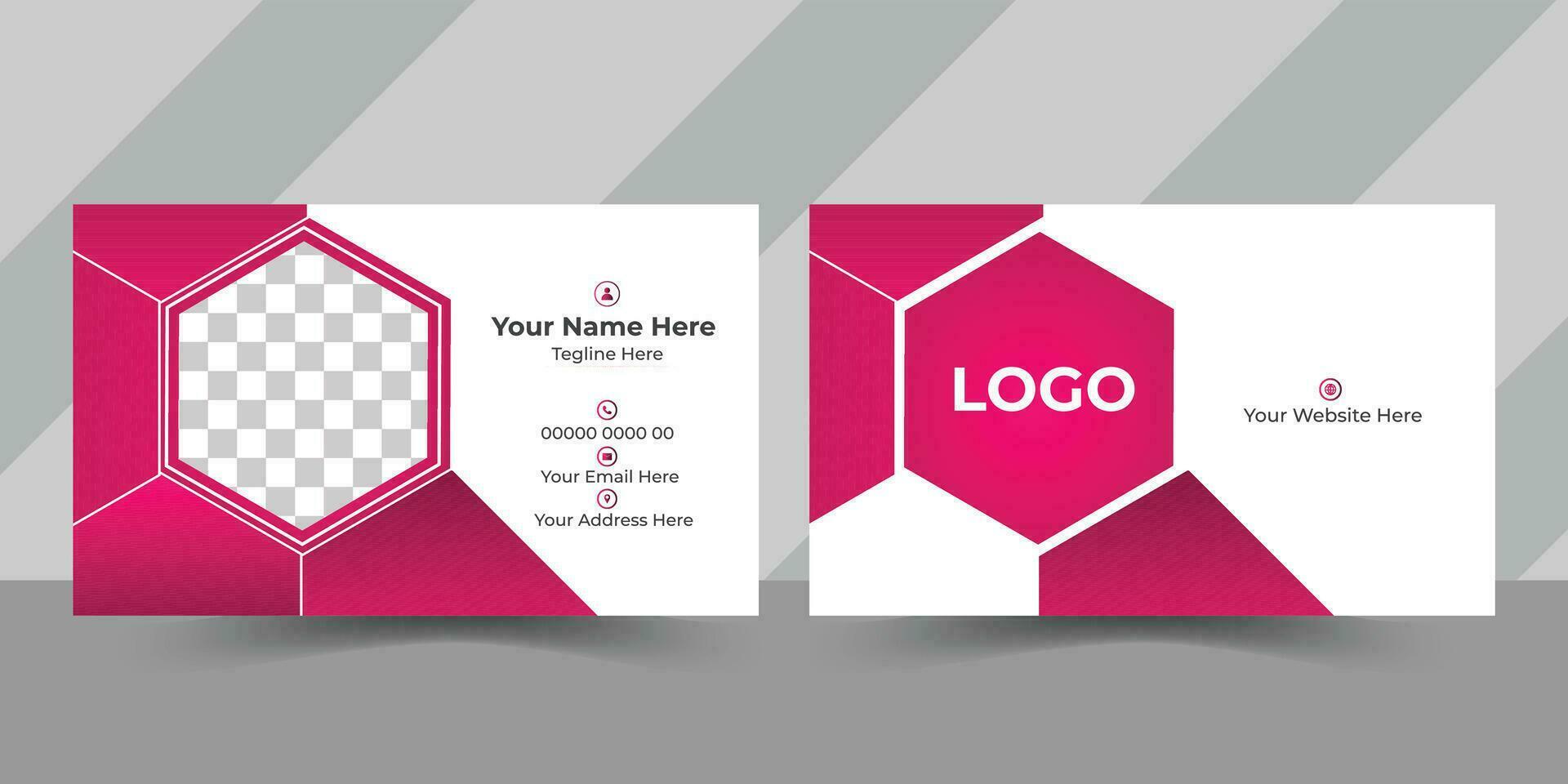 Business Card Design vector