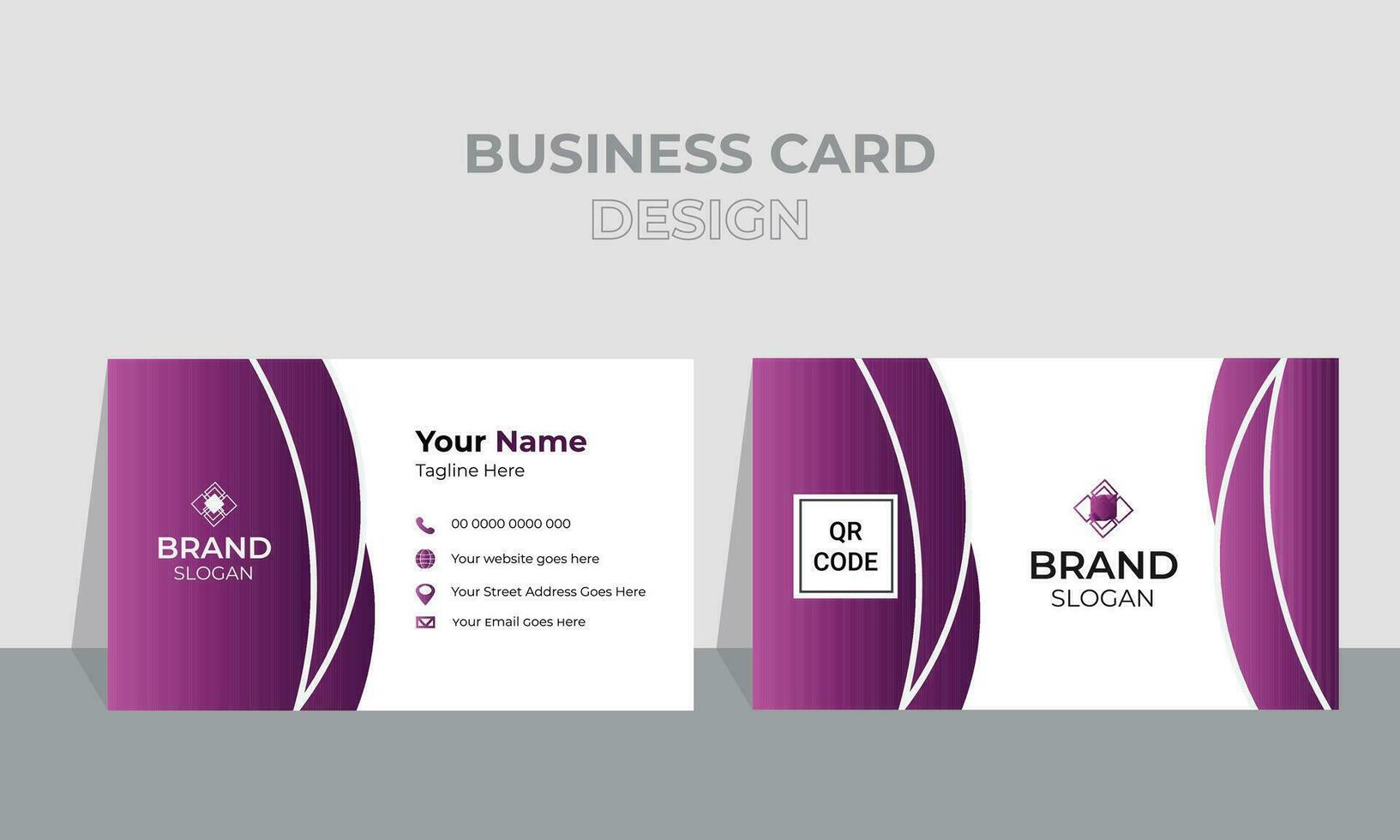 Business Card Design vector