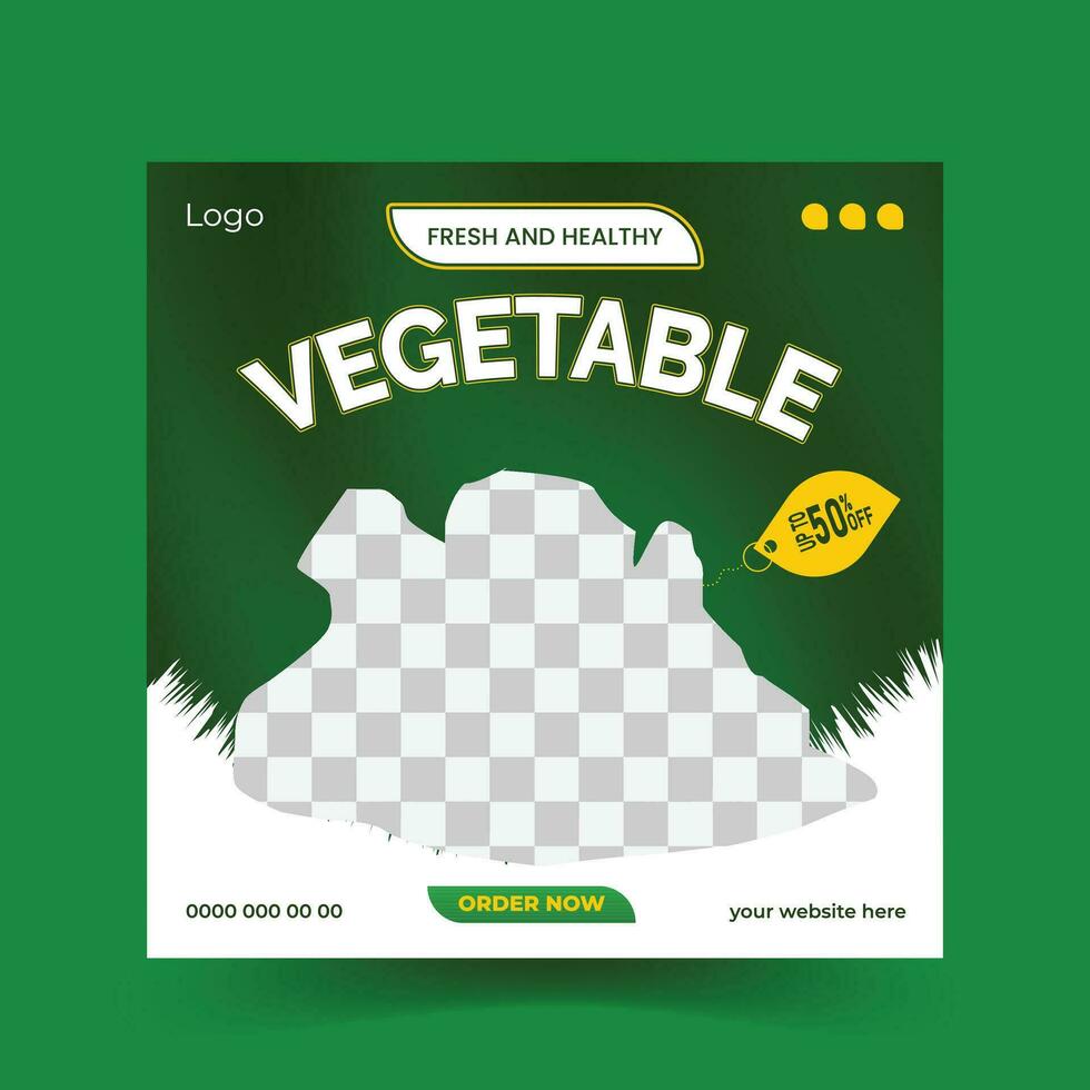 Social Media Post Design vector