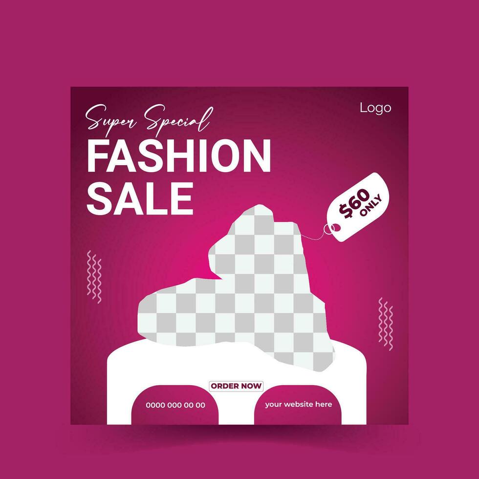 Social Media Post Design vector
