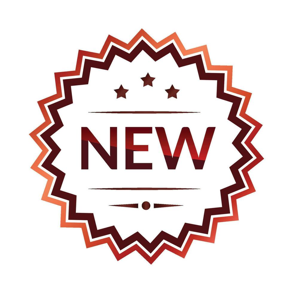 Vector new premium quality badge on white