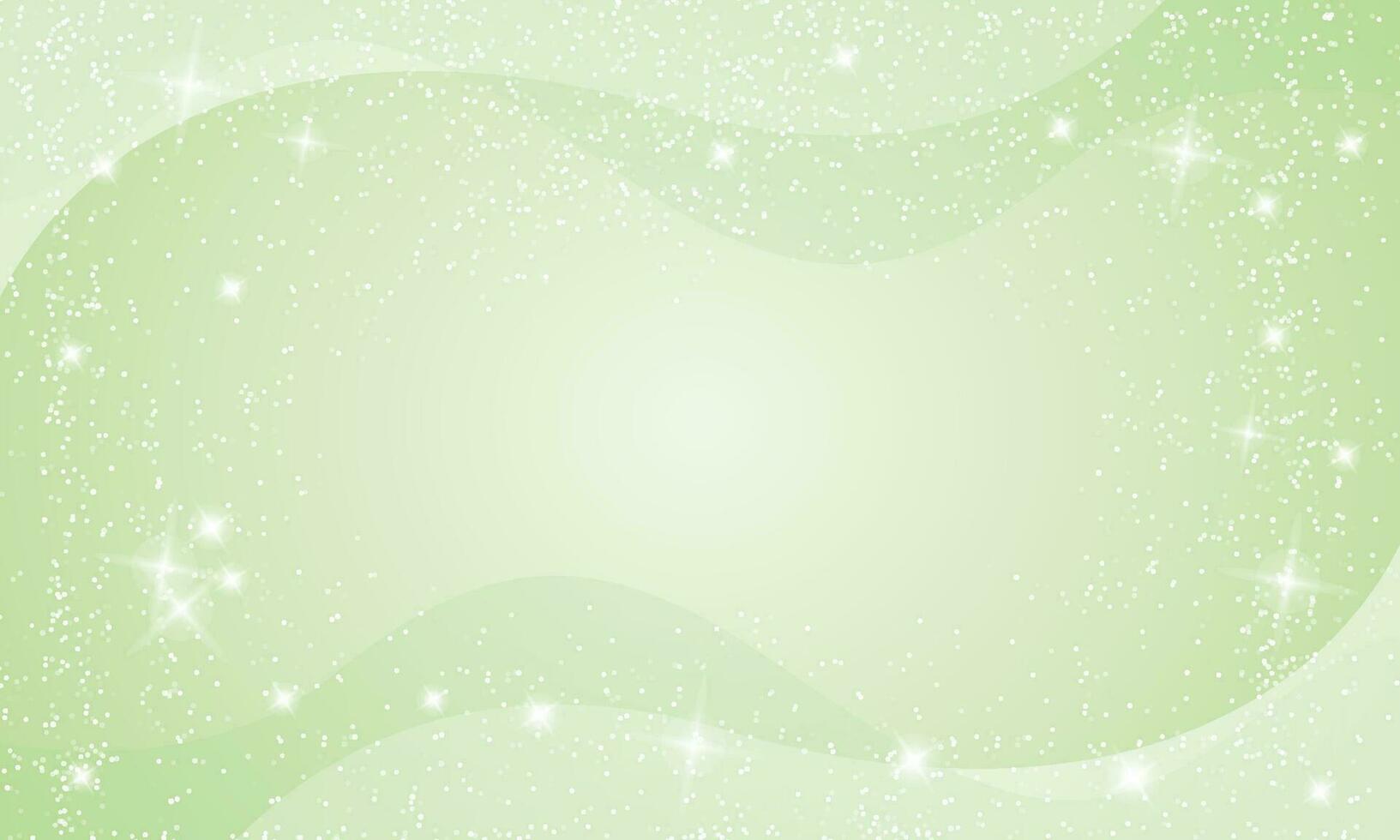 Vector realistic green and silver background