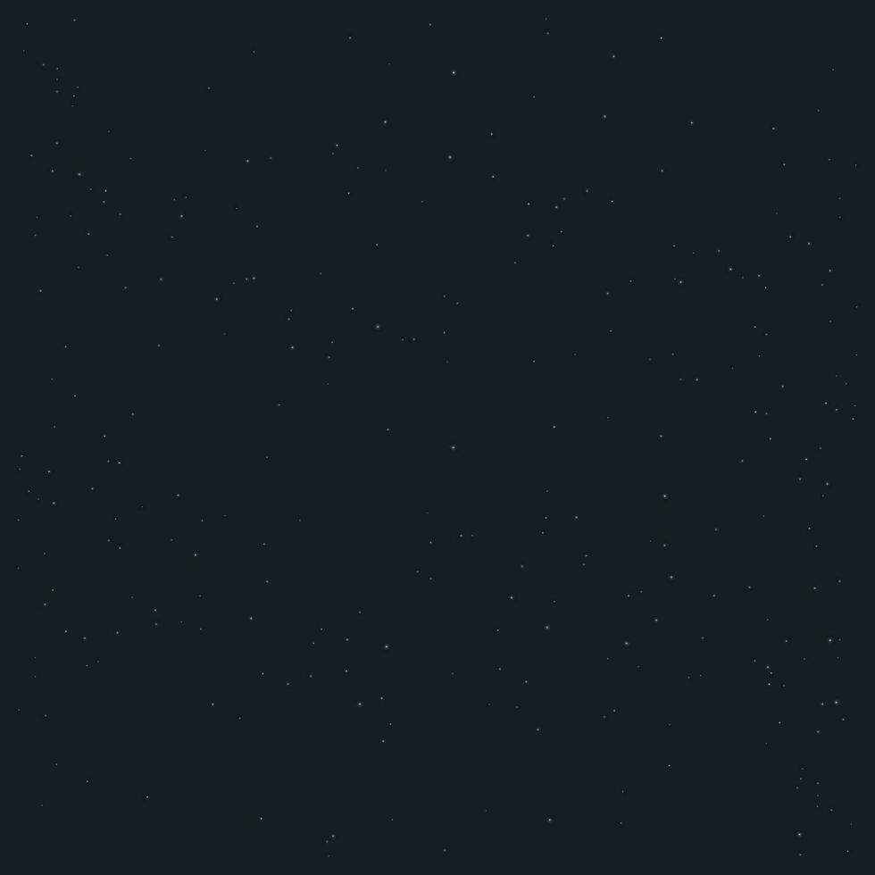 Vector starry night sky background illustration
