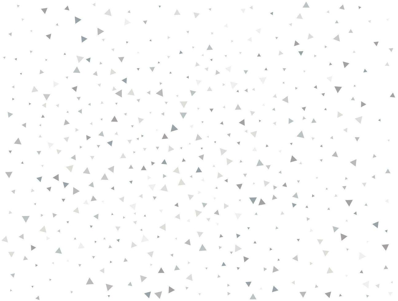 Wedding Light silver Triangular glitter confetti background. White festive texture vector