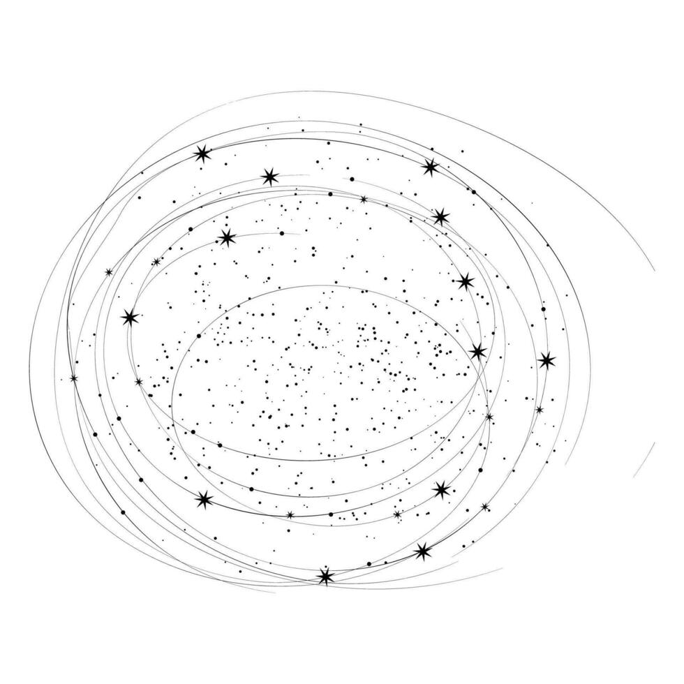 mano dibujado galaxia antecedentes o cómic divertido libro cubrir antecedentes diseño vector